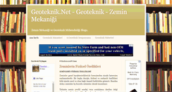 Desktop Screenshot of geoteknik.net