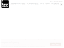 Tablet Screenshot of geoteknik.dk